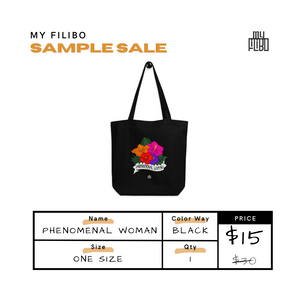 Phenomenal Woman Tote Bag (black) SAMPLE SALE