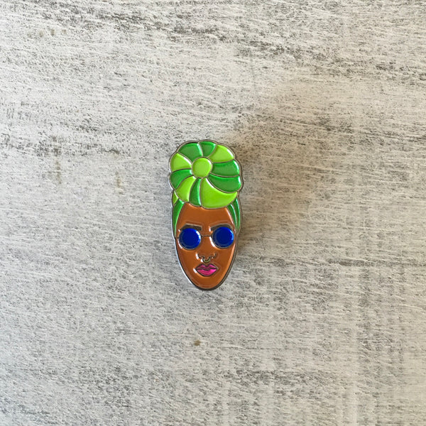 Turbanista pin | Enamel pin