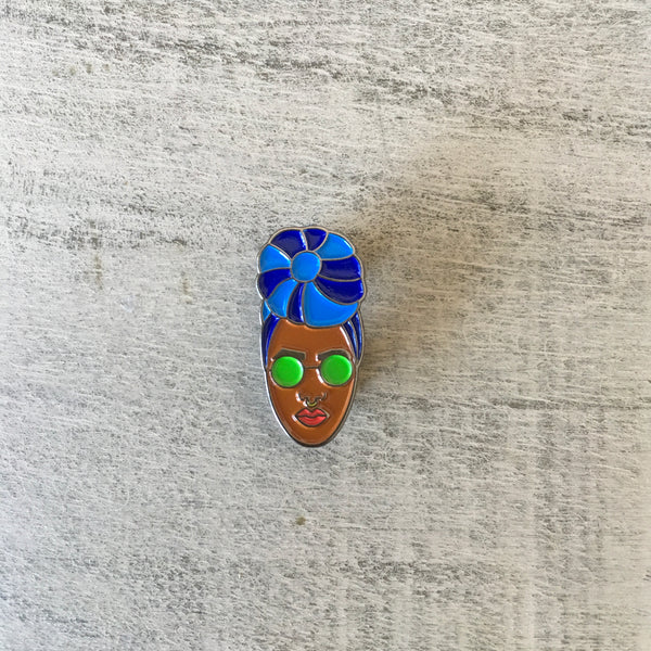 Turbanista pin | Enamel pin