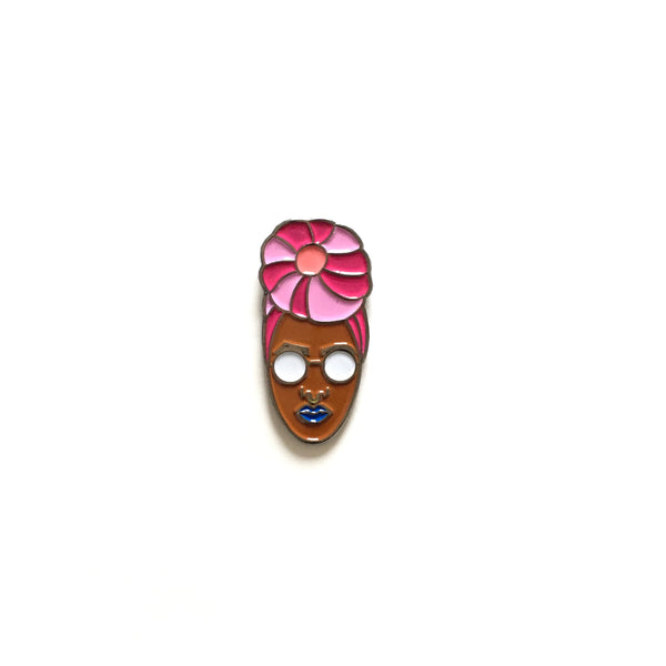 Turbanista pin | Enamel pin