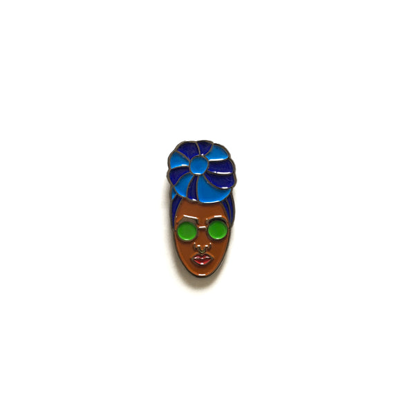 Turbanista pin | Enamel pin