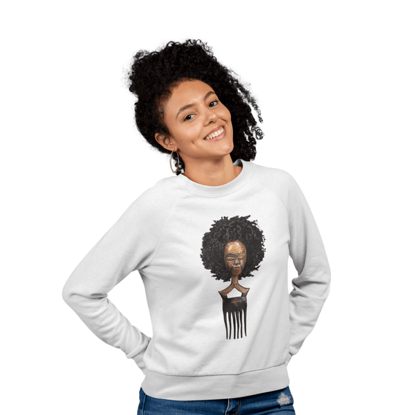 Afro pick mask sweatshirt - Afro | 