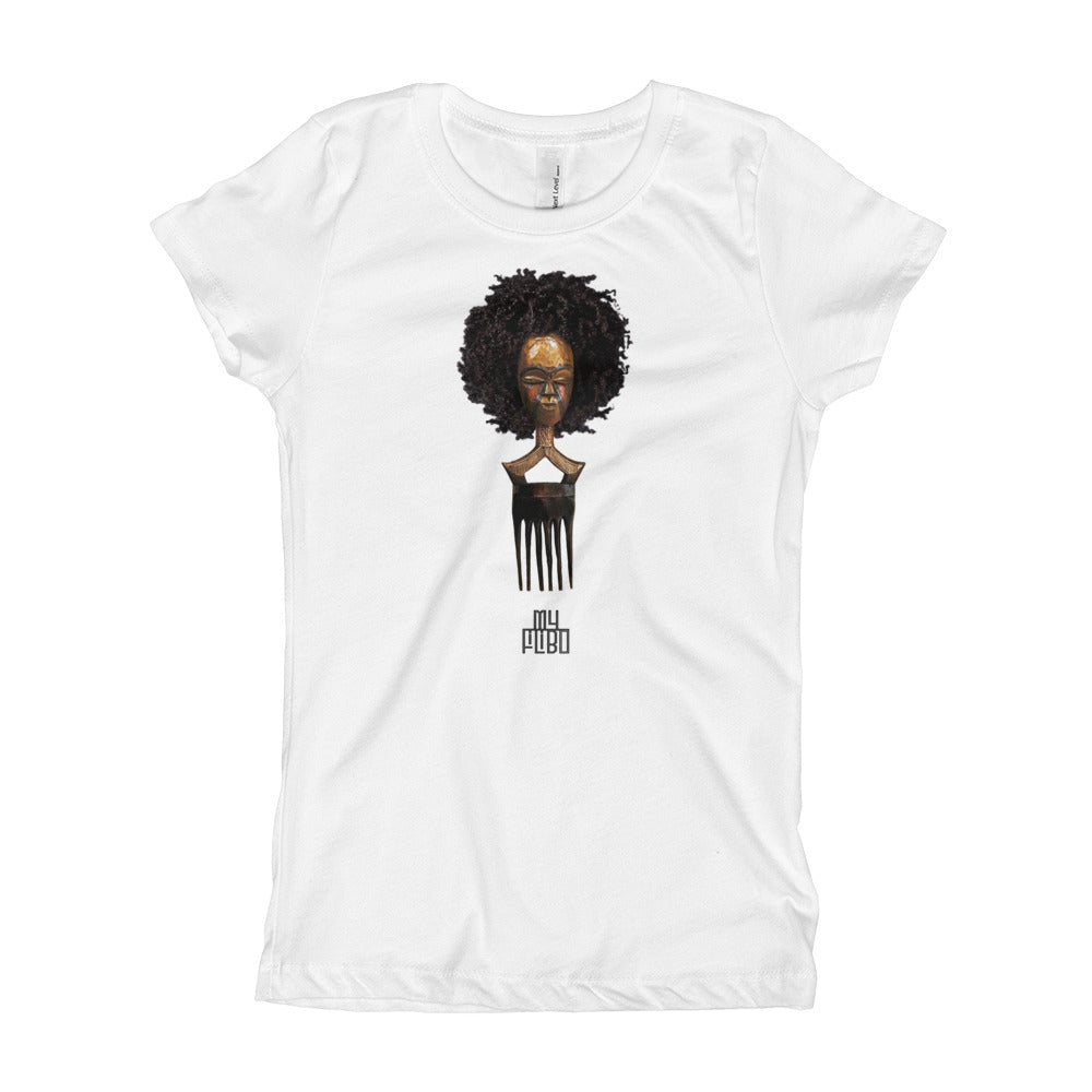 Afro Pick Mask T-Shirt - Afro (Girl) | 