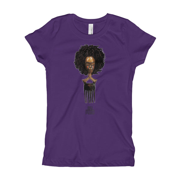 Afro Pick Mask T-Shirt - Afro (Girl) | 