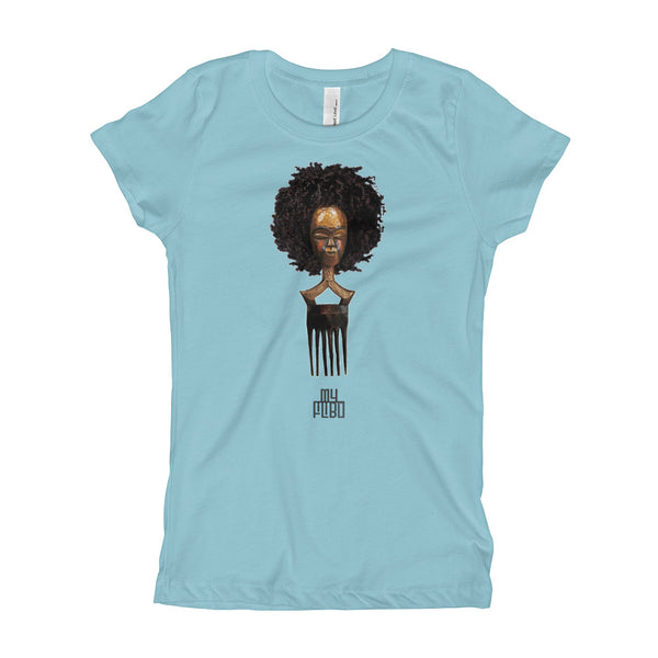 Afro Pick Mask T-Shirt - Afro (Girl) | 