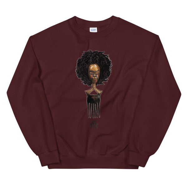 Afro pick mask sweatshirt - Afro | 