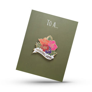To A Phenomenal Woman Pin On Greeting Card | Greeting Card