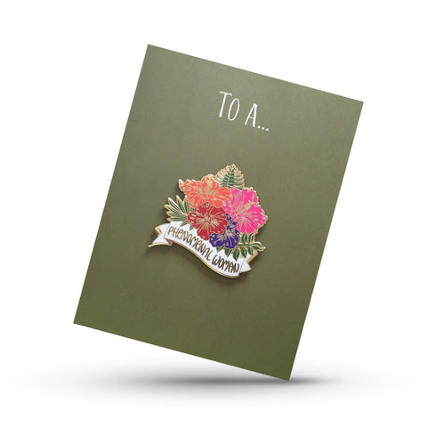 To A Phenomenal Woman Pin On Greeting Card | Greeting Card