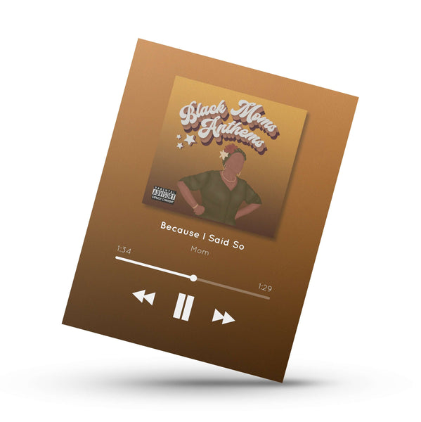 Black Moms Anthems Card