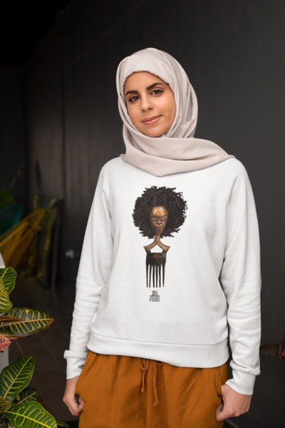 Afro pick mask sweatshirt - Afro | 